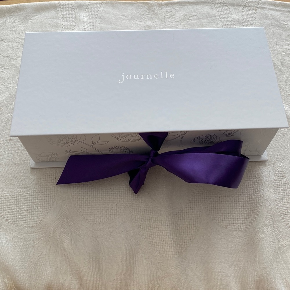 Beautiful Journelle NYC lingerie/storage box.  Empty except for tissue